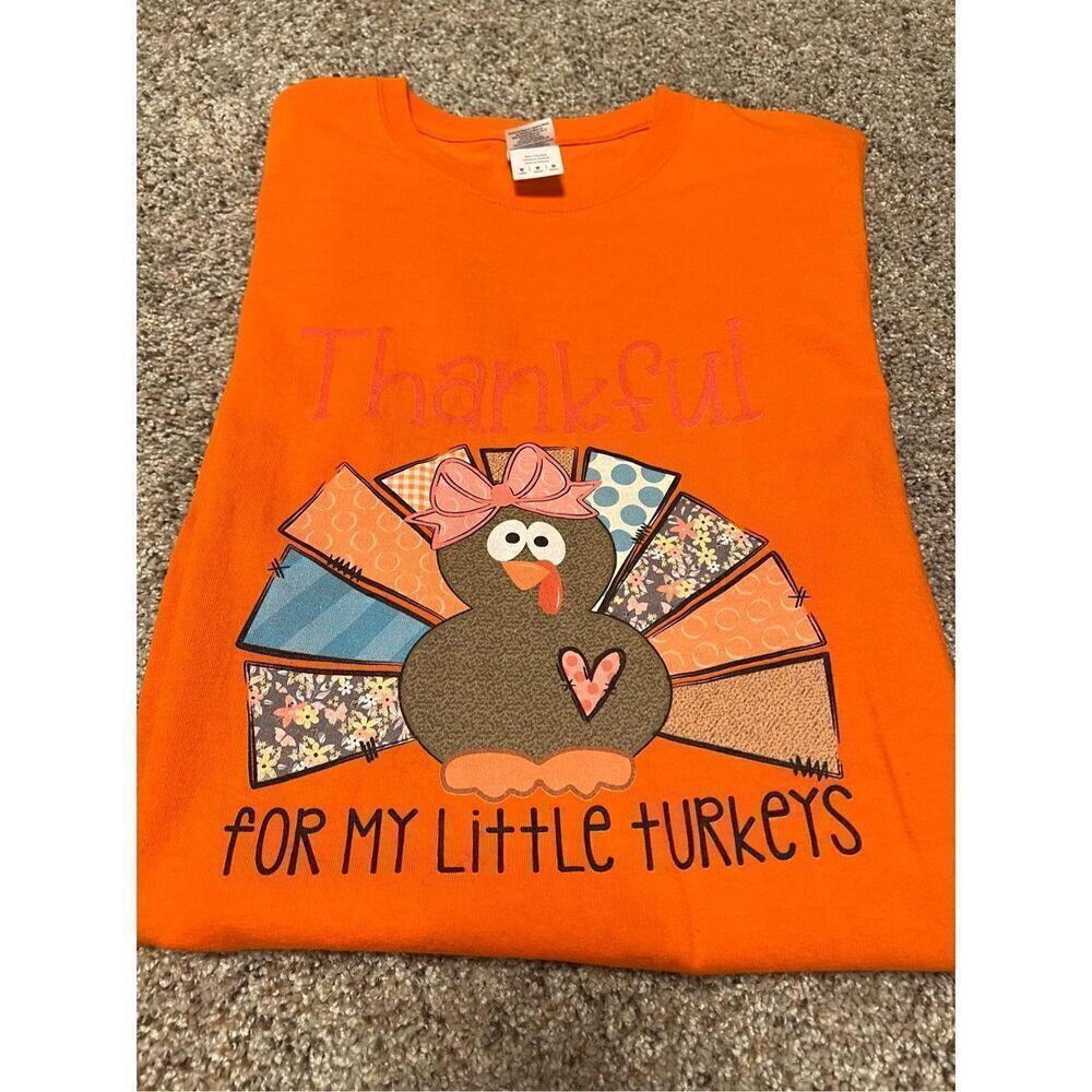 Gildan tee thankful for my turkeys m